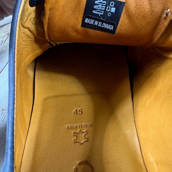 Ecco aurora dark blue oxfords Mens 11 - Picture 8 of 8